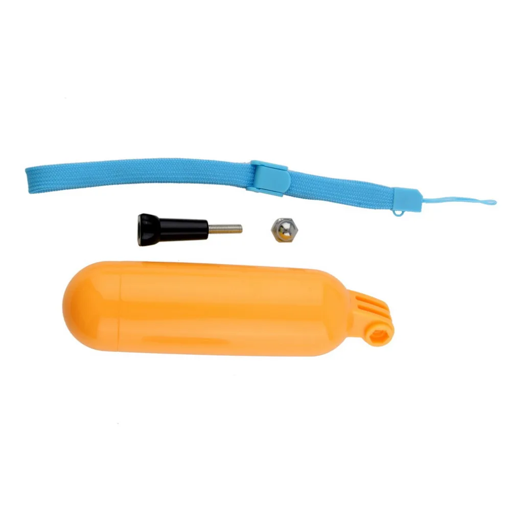 

Professional Floaty Floating Hand Grip Handle Mount Tripods Float + Wrist Strap + Screw For GoPro Hero 3+3 2 1 Yellow Wholesale