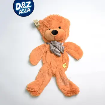 

1pcs 100cm tie cravat bear plush shell Bear skins empty coat teddy bear plush toy skin unstuffed plush animal skins