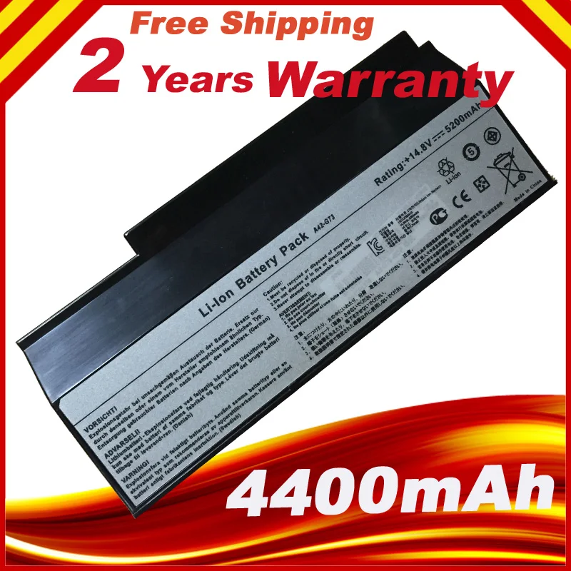 8 Cell Battery For ASUS G53 G53JW G53Sw G53Sx G73 G73Jh G73Jw VX7 A42-G73 free shipping photo