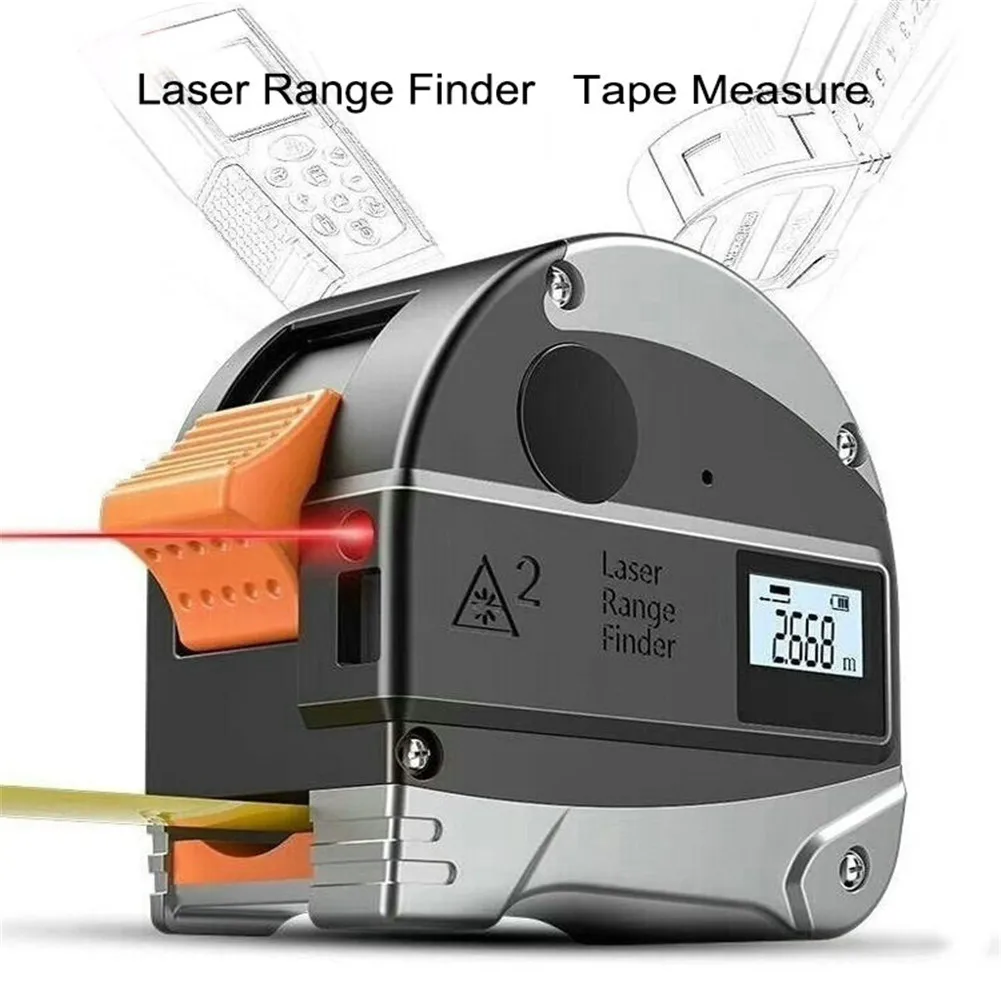 Инфракрасный искатель портативный высокоточный стальной диапазон измерения 5+ 30 м лазерный дальномер#40
