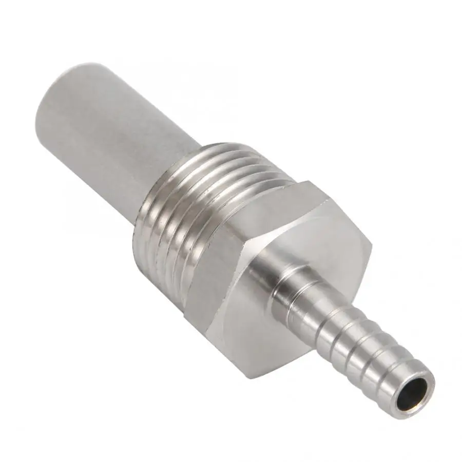 Кислородный камень 1/2 &quotMPT 1/4&quot встроенный Барб для газировки аэрации домашнего