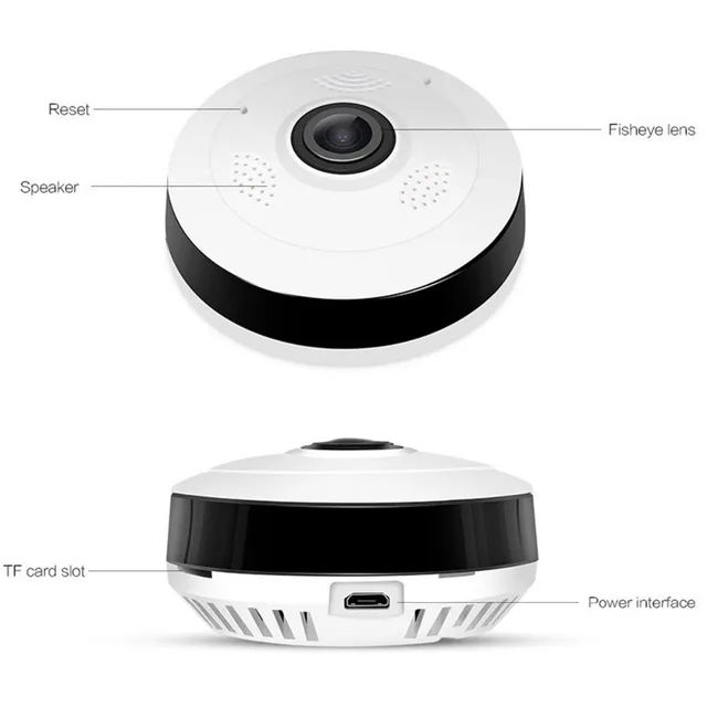 VR13 Wireless HD FishEye IP WiFi Panoramic Camera 960P 360 Degree 1.3MP Security 5