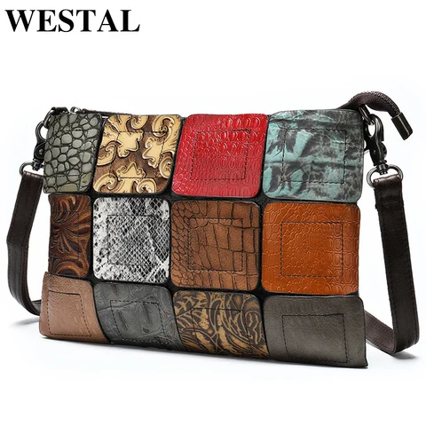 Bolsas para as Mulheres Bolsa de Couro Genuíno do Vintage Boêmio para Mulheres Bolsas de Ombro Bolsa do Mensageiro Westal Senhoras Crossbody Handags 2020 –