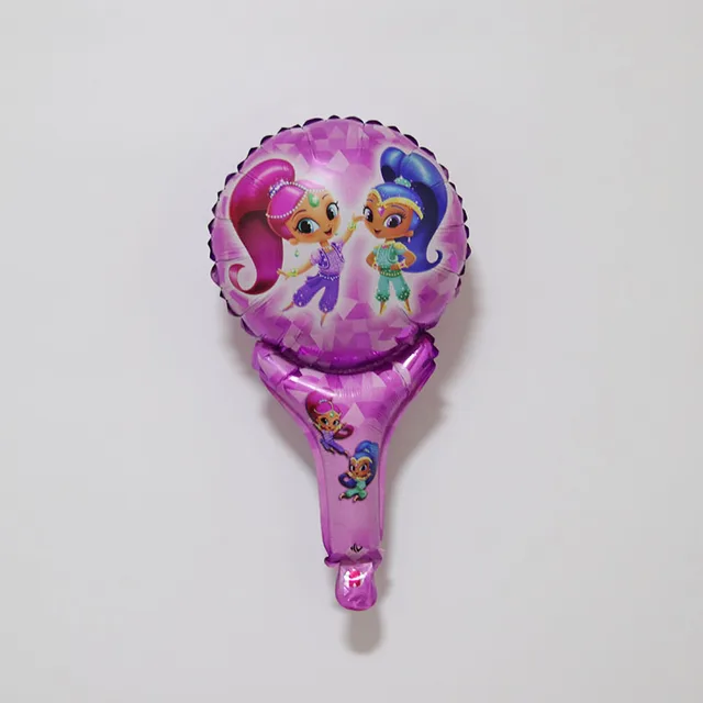 Shimmer and Shine Hand Held Foil Balloon Kids birthday party decoration Shimmer and Shine Hand Held Foil Balloon Kids birthday party decoration