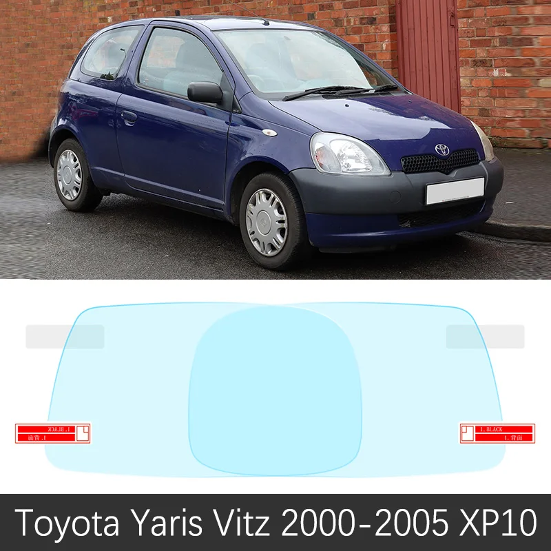 Для Toyota Yaris Vitz 2000- XP10 XP90 XP130 10 90 130 противотуманная пленка крышка зеркало заднего вида непромокаемые противотуманные аксессуары - Название цвета: Yaris Vitz 2000-2005