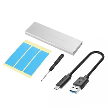 

USB 3.1 Type-C to NGFF M.2 Key-M Hard Disk Hard Drive Box NGFF PCIE M key nvme m.2 ssd Adapter Converter Card Enclosure Case