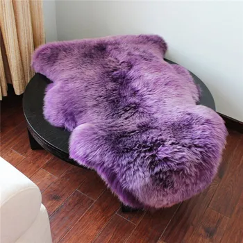 

Soft artificial sheepskin carpet mat anti-slip chair sand cushion bedroom home decoration
