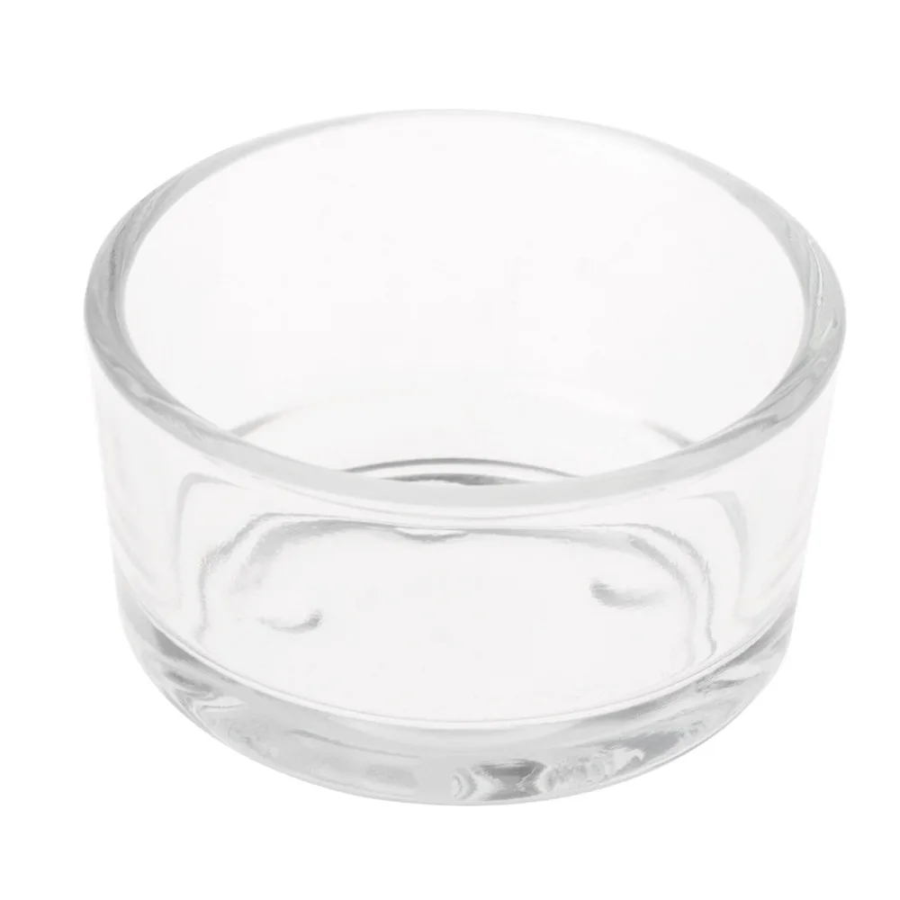 

New Reptile Feeder Water Food Glass Bowl Cup Lizard Turtle Cricket Basin Feeding