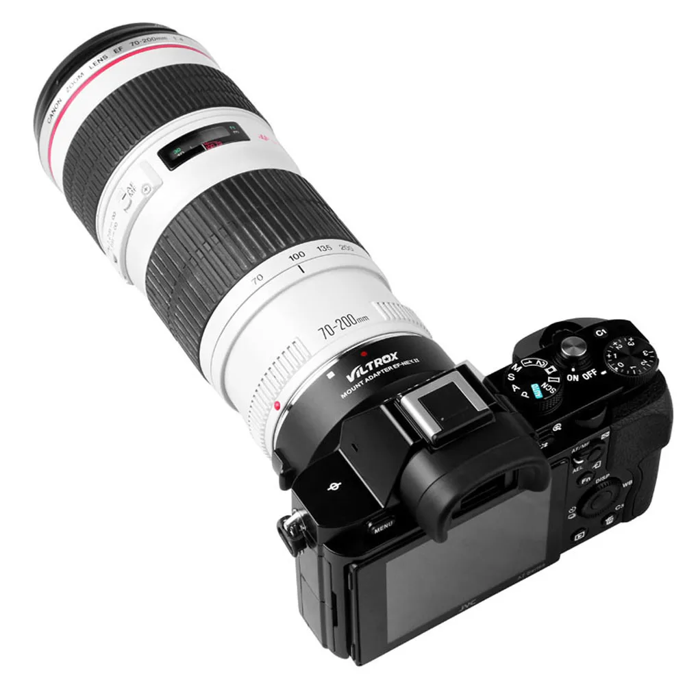 JINTU объектив с автофокусом полный рамка адаптер EF-NEX II для Canon EF EF-S объектив для sony NEX A7 A7R A7S A7RII A7RIII A7MII камера