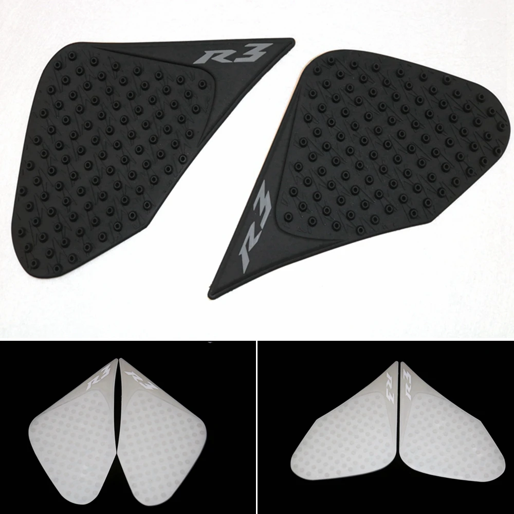 

Tank Grip Pads For YAMAHA R25 R3 2015 2016 2017 2018 Protector Sticker Decal Gas Knee Grip Tank Traction Pad Side 3M