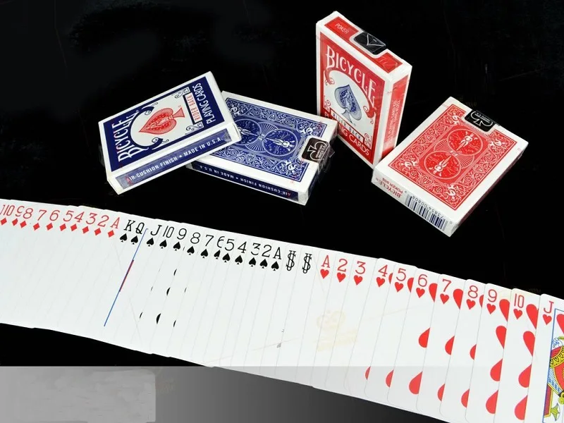 Bicycle Rider Back Standard Index Playing Cards Red/Blue Deck Poker Size 808 New Sealed USPCC USA Magic Cards Magic Tricks Props Bicycle Rider Back Standard Index Playing Cards Red/Blue Deck Poker Size 808 New Sealed USPCC USA Magic Cards Magic Tricks Props