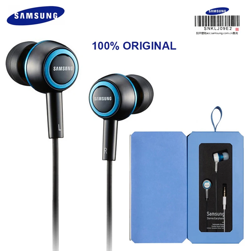 SAMSUNG оригинальный SHE-C10 проводной 1 2 м стерео Bass Наушники-вкладыши Официальный