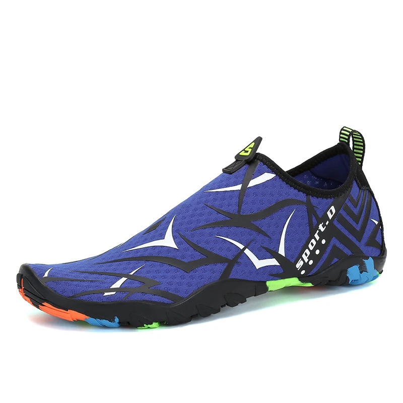 Online Zapatos mujer descalzos verano Aqua zapatos hombres zapatillas transpirables sandalias de playa para adultos zapatos de agua antideslizantes calcetines de buceo