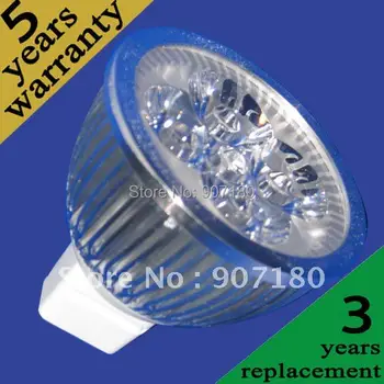 

Free shipping 4*1W 12V 400LM 3 years warranty 4W mr16 LED bulb,lamp