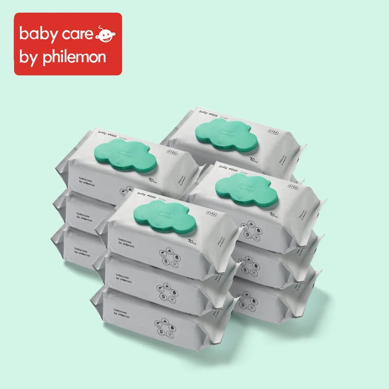 

Babycare Wet Wipes Baby Hand And Mouth Wipes Without Chemical Bleach Fluroescnet Malonate Formaldehyde Thicken Cotton 18Bags/Set