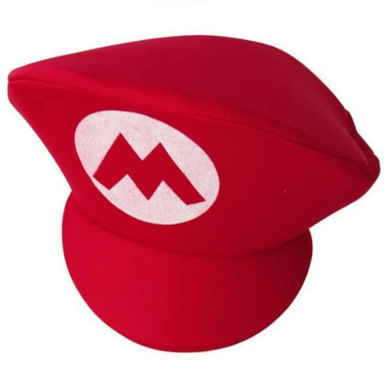 Cosplay hats Adult Kids Game Super Luigi Bors Cosplay Hats Red Green Cap cosplay hats game cosplay props