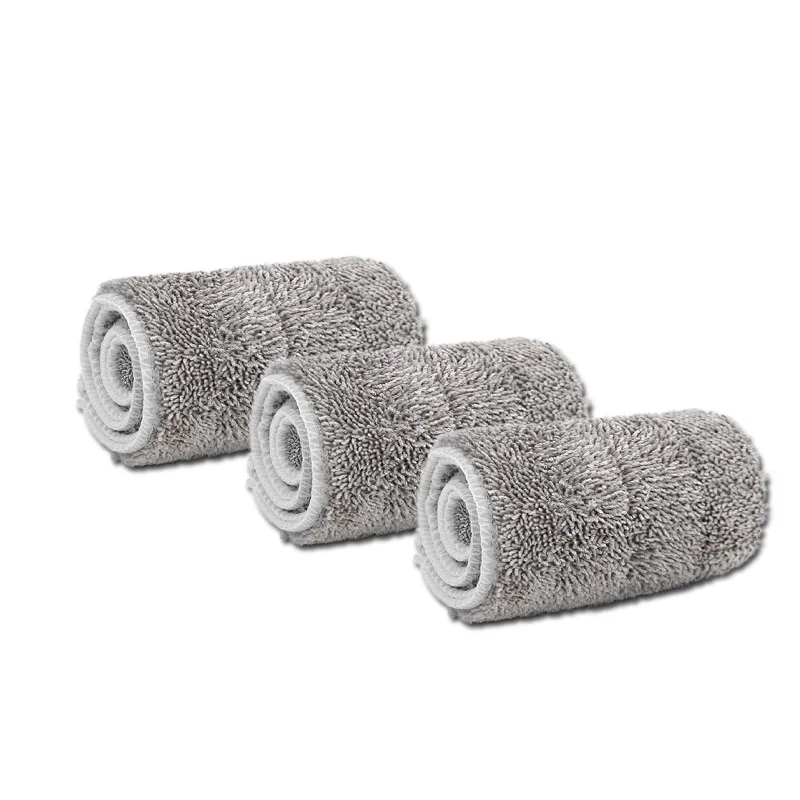 

3PCS Spray Mop Cleaning Cloth Head Combination for Dust Push Automatic Mop Dry Home Replacement Accessories Household clean tool