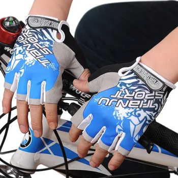

Men Outdoor Sport Half Finger Gloves Women GEL Anti-slip Breathable Cycling Ridding gloves Mountain Climbing Protection Mittens