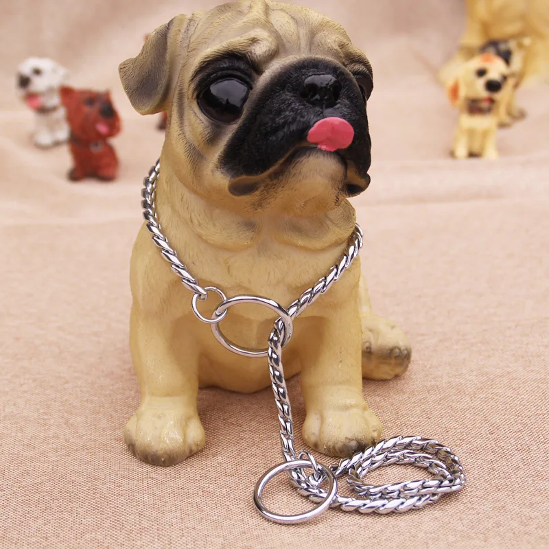 High Quality Dog Choker Snake Chain Dog Training Collar Heavy Metal Pet