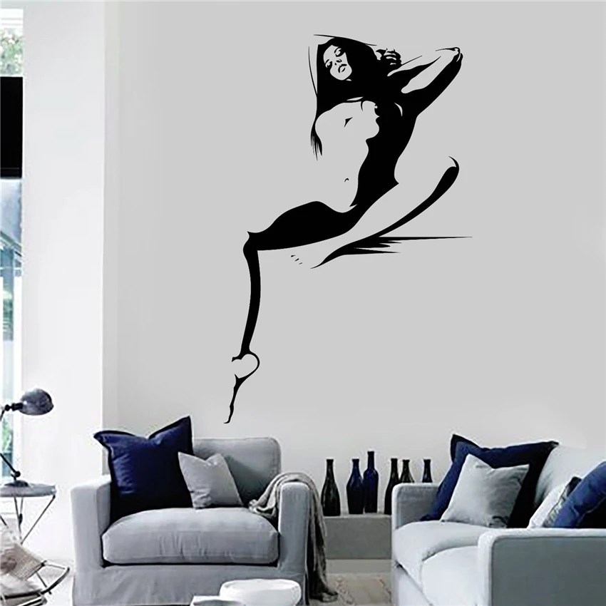 

Vinyl Wall decal Hot Sexy Woman Girl Adult Decor Stickers Art Decor Home Decor Wall Sticker U397