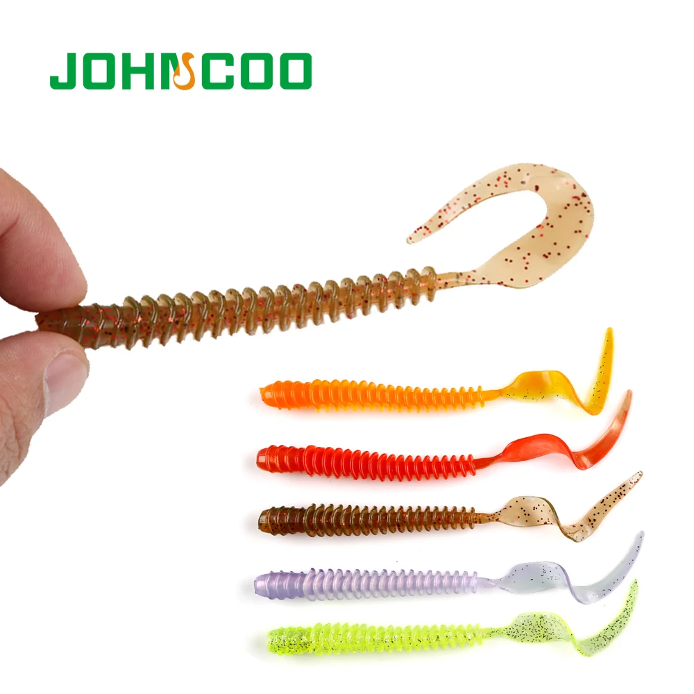 JOHNCOO Новинка 8 шт. искусственная рыболовная приманка 110 мм 3 6 г Мягкая наживка джиг