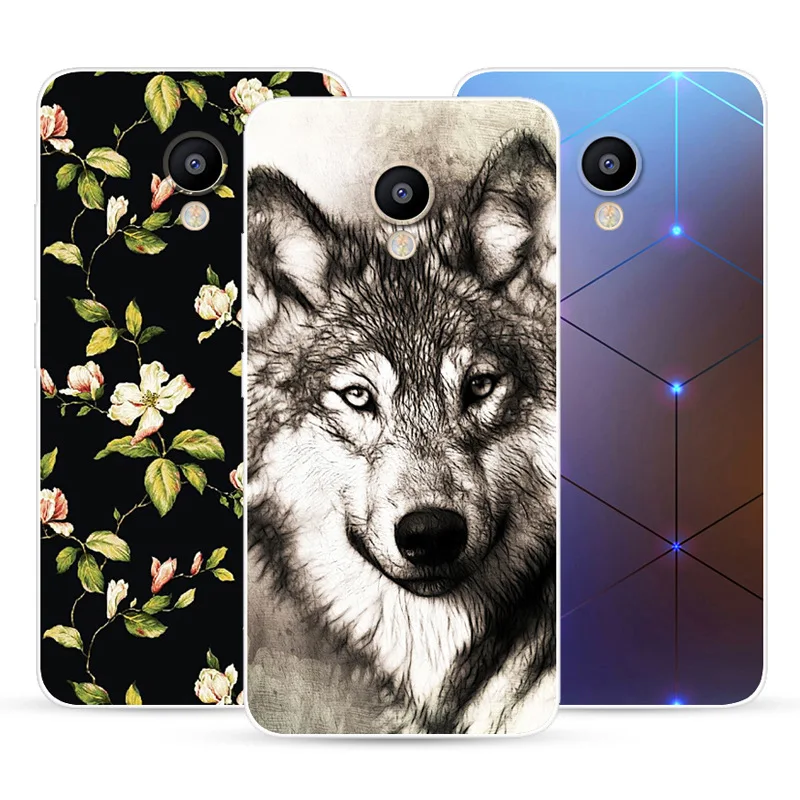 

For Meizu M5C Case Cover Meizu A5 Case Soft Silicone TPU Printed Phone Back Cover Case For Meizu M5C M 5C M710H Funda Bumper 5.0