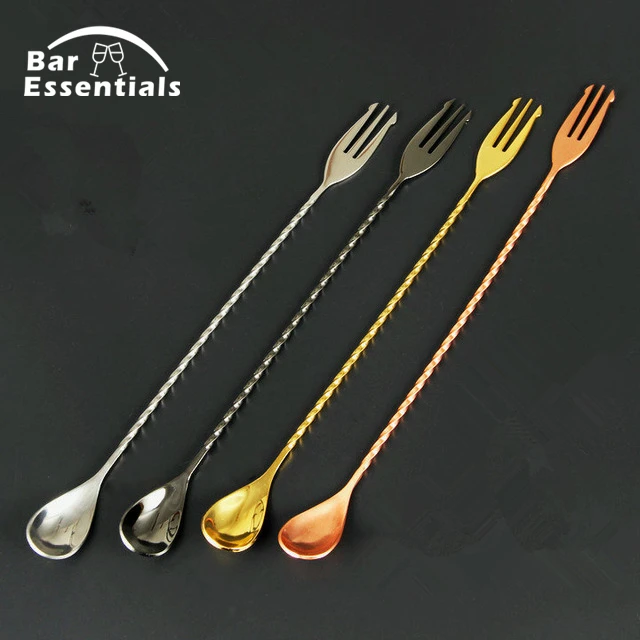 

300mm Home Bar Cocktail Drink Mixer Muddler Stirrer Stirring Mixing Spoon Ladle