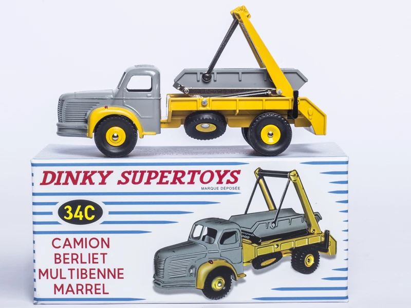 

ATLAS DINKY SUPERTOYS TOYS 34C CAMION BERLIET MULTIBENNE MARREL 1/43 DIECAST CAR MODEL & Toys Model for Collection