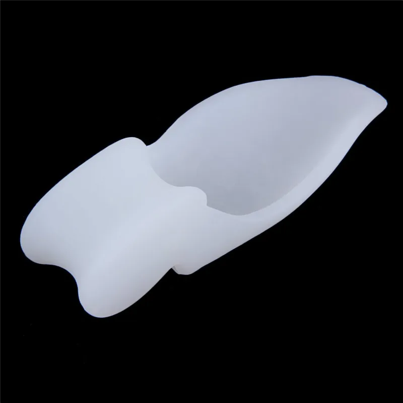 2Pcs Silicone Gel Pedicure Foot Care Tool Toe Separator Genuine Hallux Valgus Bicyclic Thumb Orthopedic Braces Valgus Protector