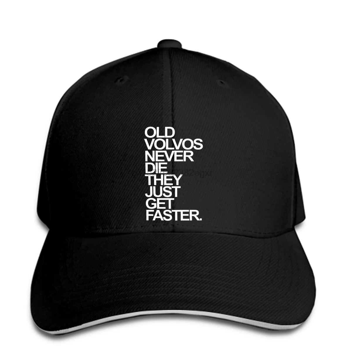 

Men Baseball Cap Black _Old Volvos_Volvo Never Die funny Baseball Cap novelty t women