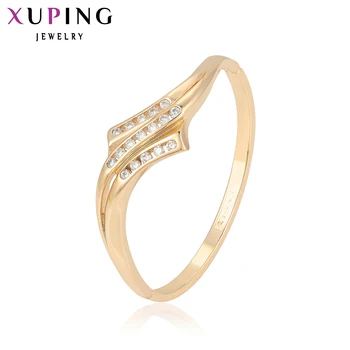 

Xuping Fashion Bangle New Arrival High Quality Jewelry for Women Luxury Synthetic Cubic Zirconia Wholesale Gift 50788