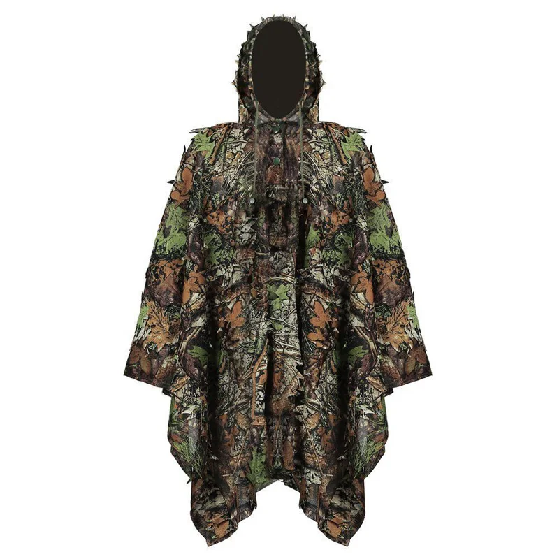 Камуфляжный охотничий костюм Ghillie униформа для леса камуфляжный тактическая