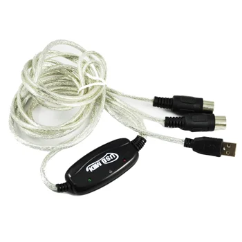 

SYDS USB Midi Cable Lead Adaptor for Musical Keyboard to PC Laptop XP Vista Mac