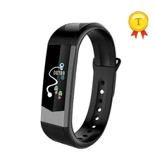 smartband монитор кровяного давления цветной экран монитор сна многоцветный ремешок смарт-браслет pk xioami band 3