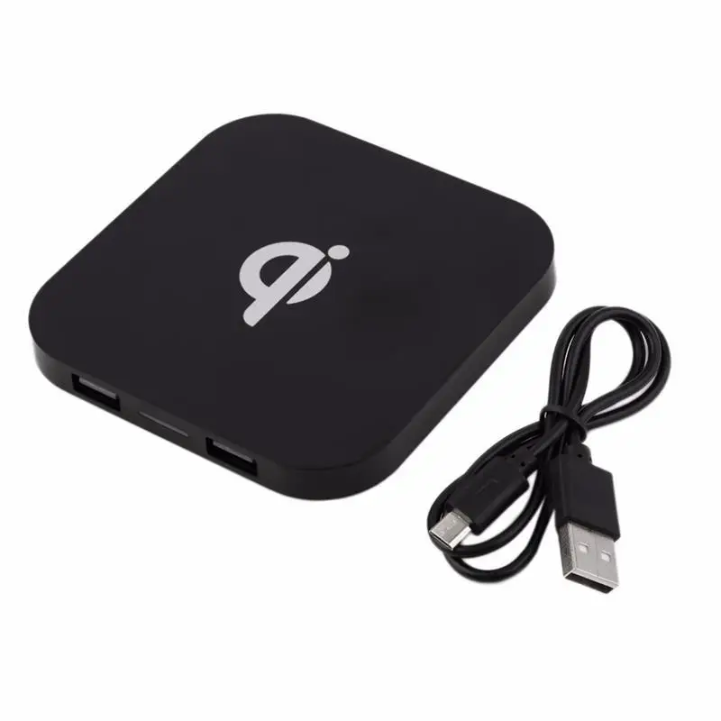Q8 QI Wireless Charging Pad 2 USB Port Splitter HUB Charger For Phone | Мобильные телефоны и аксессуары
