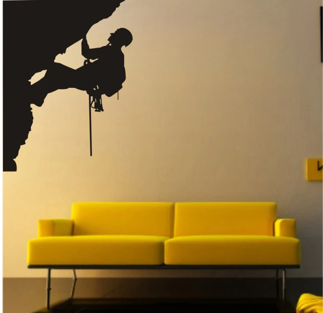 

Rock Climbing design sports series vinyl removable wall sticker Home shop decoration wall stickers wall decals