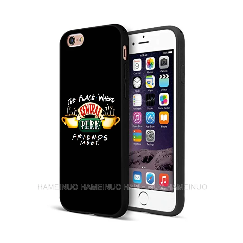 Черный чехол ТПУ для iphone 5 5s se 6 6s 7 8 plus x 10 XR XS 11 pro MAX coque центральный Perk кофе друзья ТВ показать, как вы делаете - Цвет: 11551