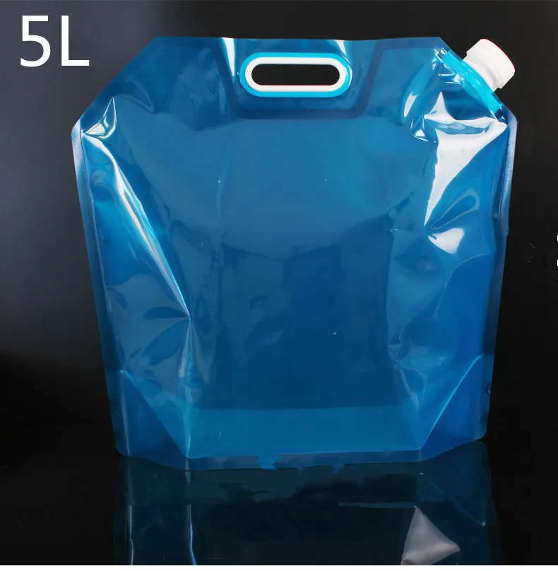 3L 5L10L емкость складная сумка для воды на открытом воздухе Кемпинг легкий ведро безвкусный безопасности море B1 - Цвет: blue 5L
