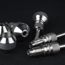 YILONG шт. 1 шт. Лидер продаж мм 30 мм накатанной твист самозамок нержавеющая сталь сцепление татуировки ручки для татуировки Machine Gun