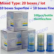 Ange Aile одноразовые стоматологические материалы микро-аппликаторы микро-кисти(10 коробок сверхтонкие+ 10 коробок тонкой