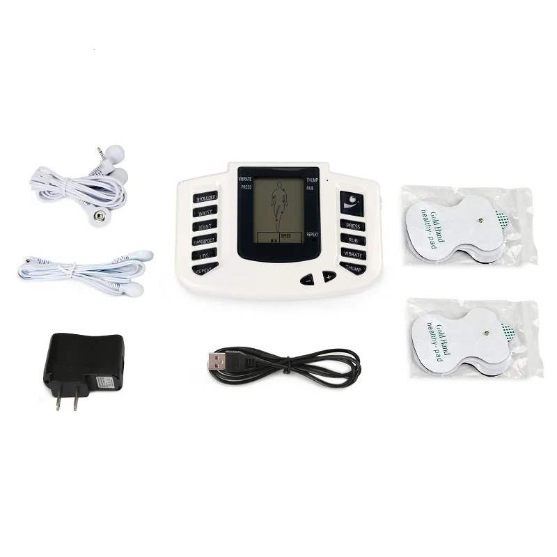 JR-309 Electrical Stimulator Body Relax Muscle Electroestimulador Pulse tens Acupuncture Therapy Body Slimming Massager 4 Pads JR-309 Electrical Stimulator Body Relax Muscle Electroestimulador Pulse tens Acupuncture Therapy Body Slimming Massager 4 Pads