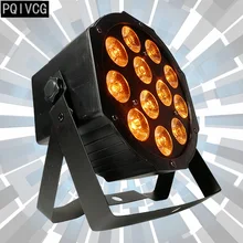RGBWA+ УФ 6-в-1 12x12 Вт led Par свет 6in1 Телевизор с номинальной dmx512 огни дискотеки профессиональный сценический свет dj оборудование