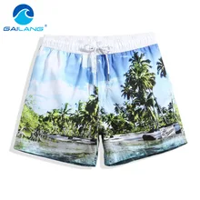 Gailang брендовые пляжные обшитые мужские Шорты повседневные трусы-боксеры короткие штаны плавки быстросохнущие купальники шорты новинка
