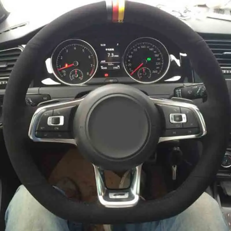 font b Car b font styling Accessories Suede Leather font b Car b font Steering