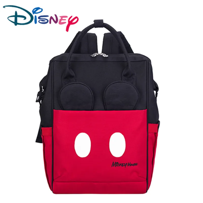 

New Disney Mommy Diaper Backpack Insulation Nappy Bag Large capacity Feeding Bottle Bag Diaper Bags with Stroller hooks