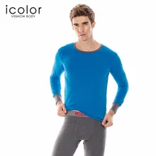 ICOLOR Осенняя мужская пижама, сексуальное нижнее белье для мужчин, пижамы из хлопка, мужские Пижамные наборы, домашняя одежда, ночная I-BN014