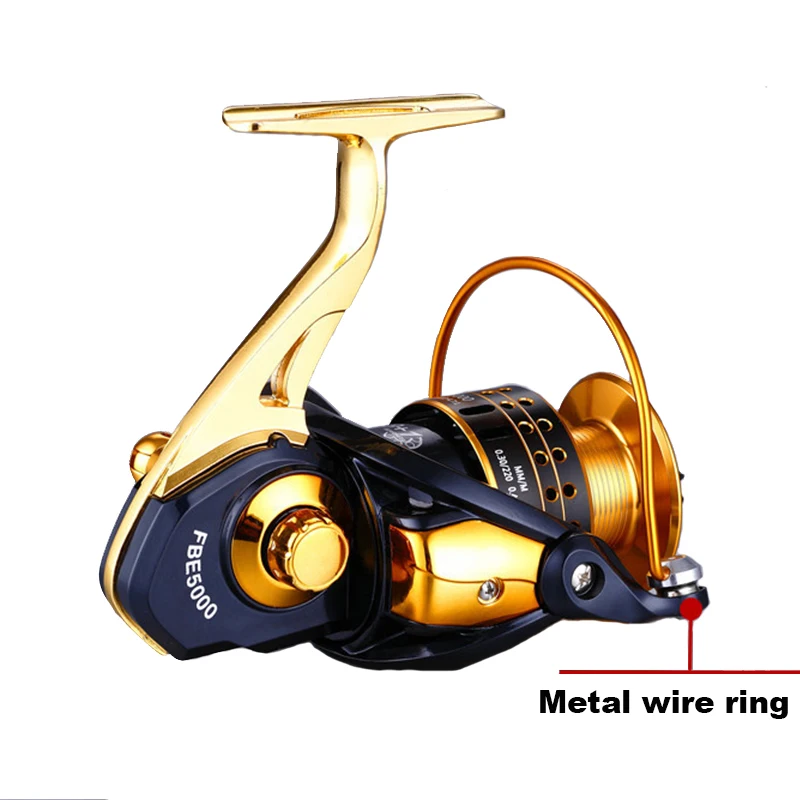 Полностью Металлическая Рыболовная катушка FBE 14 BB алюминиевая рыболовная приманка спиннинговая катушка для карпа