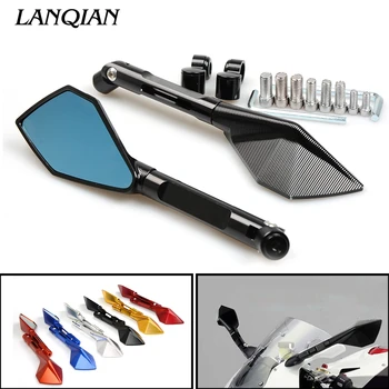 

Universal MOTO Motorcycle Mirror Racer Rearview Back Side Mirror For Yamaha YZF R6 R1 R3 R125 2005 2006 2007 2008 2009 all year