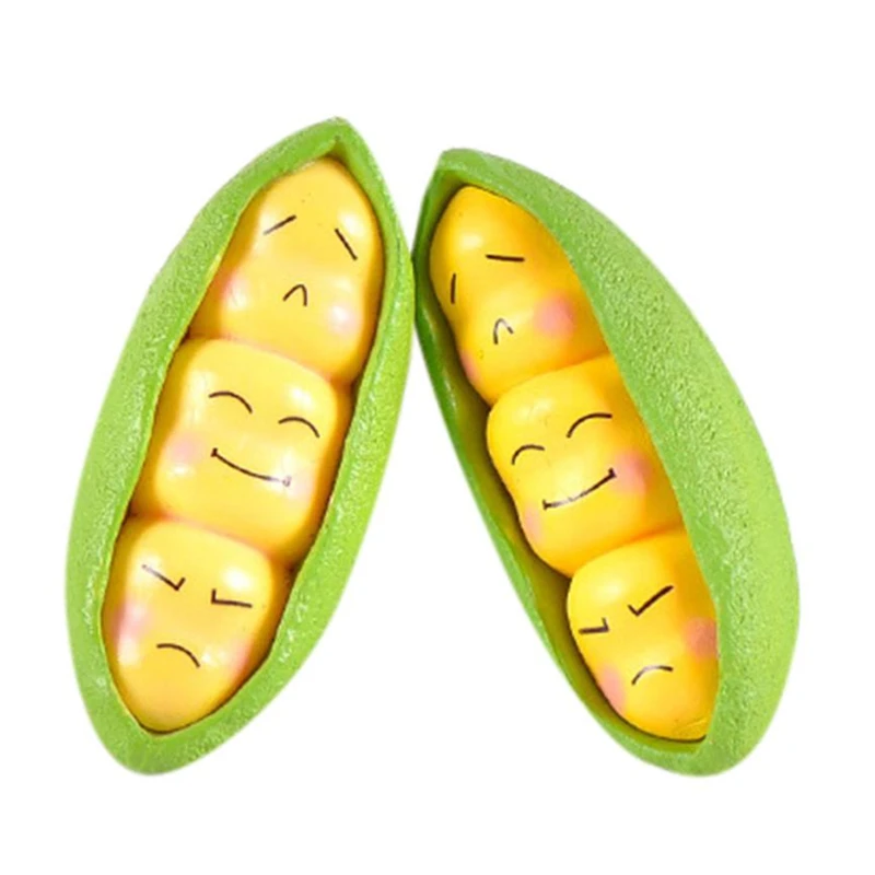   Resin Miniature Cute Peas DIY Craft Accessory Home Garden Decoration Accessories Wear-resistant Creative C0418#30             07