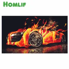 На заказ Алмазная картина Полная площадь/Круглый Мультфильм пламя автомобиль eigen foto значок Алмазная вышивка аксессуары eekhoorn кошка